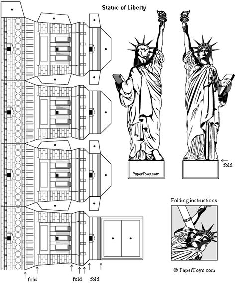 Paper Models Printable, Paper Statue, Brazil Facts, Paper Figures, Us Geography, 3d Templates, Geography Activities, Free Paper Models, Paper Cutouts