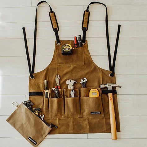 Woodworking Apron, Tool Apron, Shop Apron, Work Aprons, Retro Apron, Tool Pouch, Gardening Apron, Aprons For Men, Wood Worker