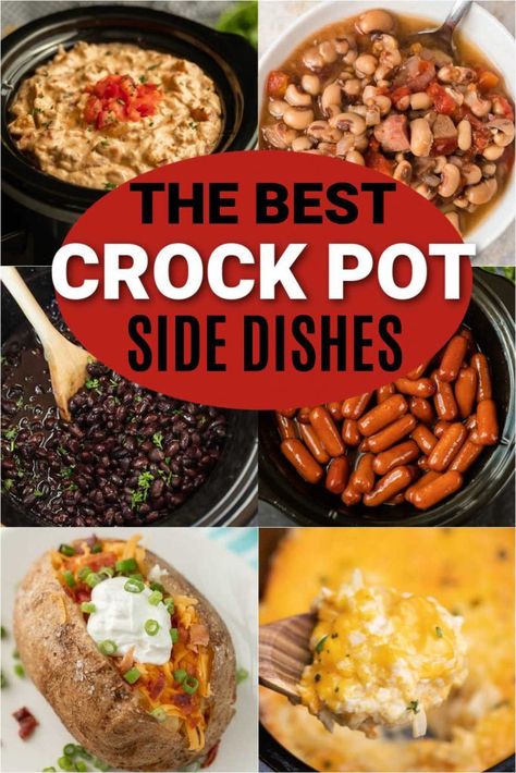 Crock Pot Cookout Sides, Cookout Side Dishes Crockpot, Healthy Crock Pot Side Dishes, Summer Crockpot Side Dishes, Party Side Dishes Crockpot, Crockpot Recipes Sides Dishes, Side Dishes For Crockpot, Crockpot Cookout Food, Side Dishes For Tailgating