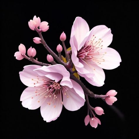 Cherry Blossom Reference, Cherry Reference, Cherry Blossom Plant, Japanese Cherry Blossom Art, Sakura Drawing, Cherry Blossom Photography, Cherry Blossom Photo, Cherry Blossom Images, Flowers Sakura