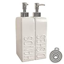 Dish Soap Dispenser Kitchen, Soap Dispenser Set, Ceramic Soap Dispenser, Countertop Decor, How To Install Countertops, Dish Soap Dispenser, Hand Soap Dispenser, Kitchen Soap Dispenser, Kitchen Installation