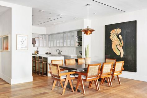 Manhattan Loft Apartment, Manhattan Loft, Japanese Joinery, Bleecker Street, Jonah Hill, Kitchen Finishes, Oversized Windows, White Oak Floors, Barn Conversion