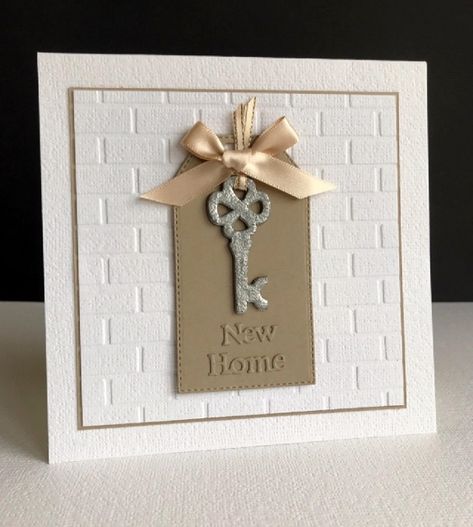 CAS550 ~ New Home House Cards Handmade, House Warming Cards Diy, House Cards, House Warming Cards Handmade, Housewarming Cards Diy, New Home Cards To Make, Homemade Housewarming Card, Housewarming Card Ideas, House Warming Cards