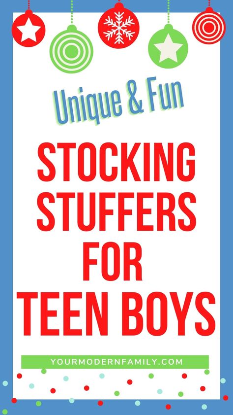 Stocking Stuffers for Teen Boys (that they'll WANT!) Stocking Stuffers Teen Boys, Stocking Stuffers For Teen Boys, Stalking Stuffers, Homemade Stocking Stuffers, Sticking Stuffers, Cheap Stocking Stuffers, Stocking Stuffers For Boys, Stocking Stuffers For Adults