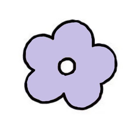 Cute Flower Widgets, Flowers Kawaii, Purple Doodles, Purple Flower Icon, Purple App Icon Flower, Purple Flowers Doodle, Purple Flowers Aesthetic Stickers, Walpapers Cute, Dibujo Simple