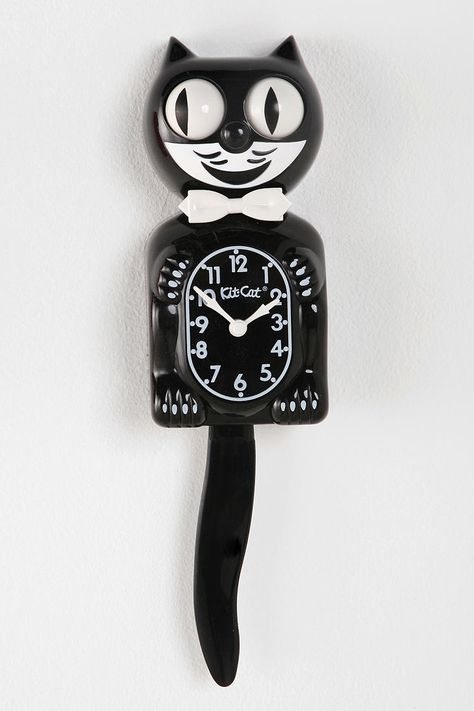 . Cat Clock, A Black Cat, A Cat, The Wall, A Black, Black Cat, To Look, Urban Outfitters, Wall Clock