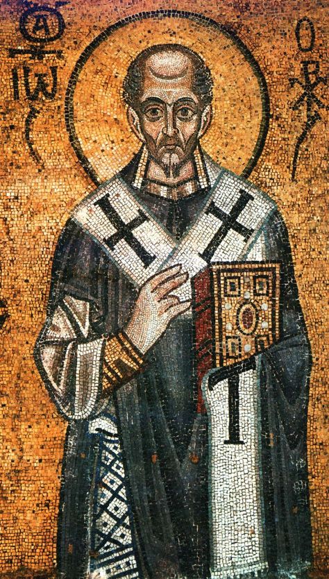 Need A Saint To Challenge You? St. John Chrysostom Is It | William Hemsworth Santos, Saint John, St John Chrysostom, Orthodox Iconography, Early Church Fathers, John Chrysostom, Christian Traditions, Byzantine Art, Byzantine Icons