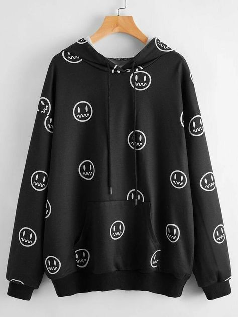 Stylish Hoodies, Trendy Hoodies, Tomboy Style Outfits, Swaggy Outfits, Tomboy Fashion, Girls Fashion Clothes, Teenage Fashion Outfits, Edgy Outfits, Drawstring Hoodie