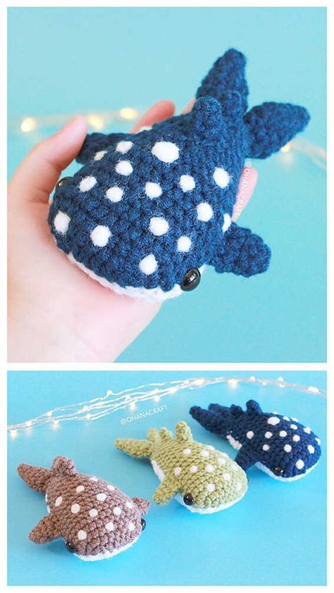 Crochet Lovely Shark Amigurumi Free Pattern Shark Amigurumi Free Pattern, Crocheted Shark Pattern, Crochet Fish Patterns, Crochet Lovely, Crochet Shark, Crochet Whale, Free Pattern Crochet, Crochet Fish, Easy Crochet Animals