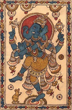 Ganesh Art Paintings, Painting Styles, Kerala Mural Painting, Kalamkari Painting, Pichwai Paintings, Ganesh Art, Indian Painting, Vedic Art, Hinduism Art