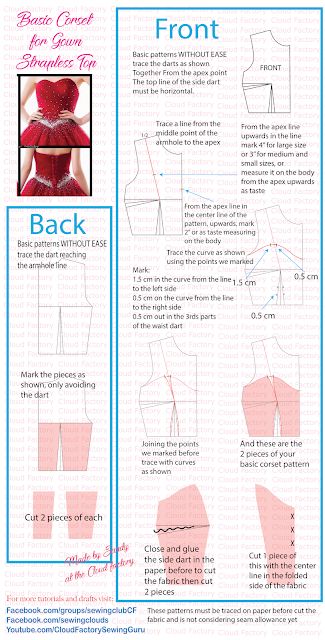 How to make a #corset #pattern for #gown  Cloud Factory Tutorial  #draft #fashion #fashionblogger #fashionillustration #corsets Gown Drafting Pattern, Drapping Pattern Top, Corset Pattern Measurements, Victoria Corset Pattern Drafting, Basic Corset Pattern, How To Draft A Corset Pattern Tutorials, Corset Tutorial Free Pattern, How To Make Corset Tutorials, Corset Measurements