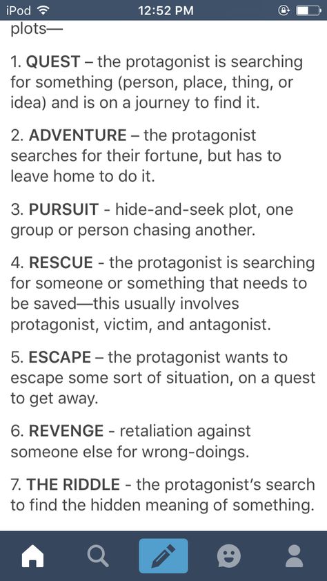 Different basic story plots Basic Story Plots, Basic Plot Types, Different Plot Structures, Interesting Story Plots, Types Of Story Plots, How To Write A Good Story Plot, Basic Plot Ideas, High School Story Plot Ideas, How To Write A Superhero Story