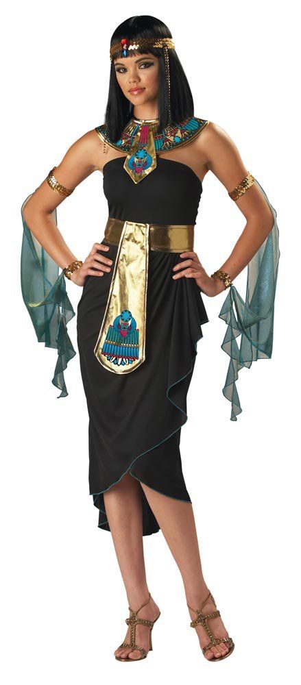 Womens Cleopatra Adult Costume Egyptian Halloween Costume, Cleopatra Halloween Costume, Cleopatra Dress, Egyptian Halloween, Cleopatra Halloween, Black Costume, Halloween Fancy Dress, Adult Halloween Costumes, Fancy Dress Costumes