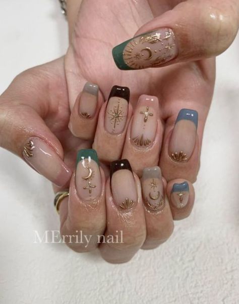 Foot Nail Art, Maquillage Yeux Cut Crease, Foot Nail, Witchy Nails, Hippie Nails, Toe Nail Art, Minimalist Nails, Fire Nails, Dream Nails