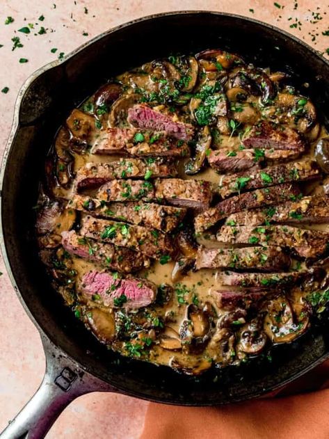 Steak Marsala, Beef Quesadillas, Sundried Tomato Pasta, Marsala Sauce, Crockpot Steak, Mignon Steak, Creamy Shrimp Pasta, Filet Mignon Steak, Steak Dishes