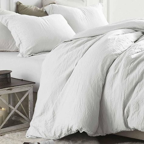 PRICES MAY VARY. 【Ultra Soft & Cozy】Indulge in the luxurious softness of the 2 piece bedding comforter set. Lightweight and breathable, the comfy bed comforter made of premium washed microfiber ensures your a restful night's sleep. The twin size comforter set comes with a comforter (68’’x90’’) and 1 pillowcases (20’’x26’’). 【Modern Minimal Design】 Add a touch of boho, farmhouse or minimalist modern style to your bedroom with this simple yet stylish comforter set that complements any decor. Hidde Bed Alternatives, Light Grey Bedding, Modern Bedding Set, Bedding Duvet Sets, Modern Bed Set, Grey Comforter, Grey Duvet, Modern Bedding, Gray Duvet Cover