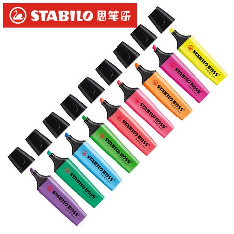 STABILO Boss Original Highlighter Pens Assorted 9 Colors Set Chisel Nib-in Marker Pens from Office & School Supplies on Aliexpress.com | Alibaba Group Students Drawing, Pastel Highlighter, Note Pen, Doodle Paint, Highlighter Set, Highlighter Pen, Stabilo Boss, Original Pastel, Highlighters Markers