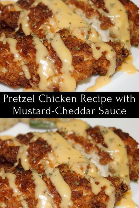 Hubs did the chicken and I made the sauce which was really easy. Chicken Sauce Recipes Easy, Pretzel Chicken, Chicken Tonight, Chicken Breast Recipes Baked, Chicken Recipies, Chicken Entrees, Chicken Main Dishes, Chicken Cutlets, Chicken Dishes Recipes