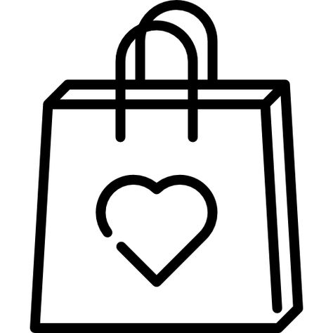 Shopping Doodle, Moda Icon, Shape Icons, Bag Drawing, Rose Drawing Tattoo, Aphmau Fan Art, Calligraphy Name, Tumblr Stickers, Heart Icon