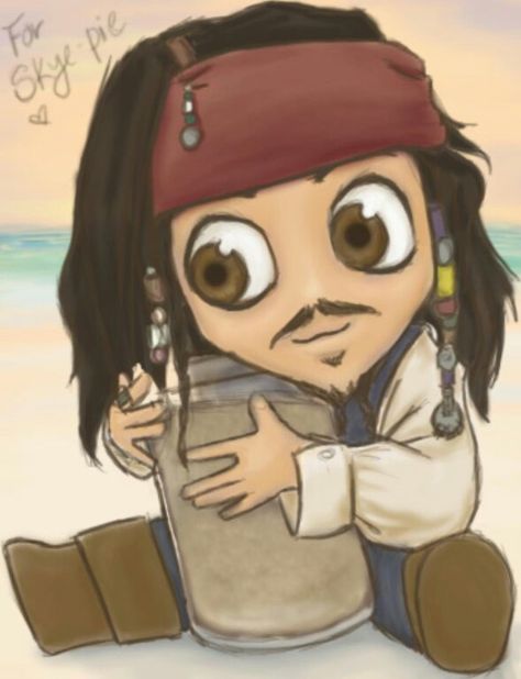 @mblenz2002 Jar Of Dirt, Jack Sparrow, A Drawing, Cartoon Character