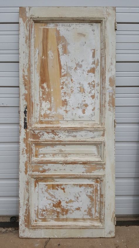 Vintage Wooden Door, Diy Antique Door, Bedroom Door Ideas, Milford Pa, Spanish Mansion, White Wooden Doors, Windows Shutters, Old Wood Doors, Restore Wood