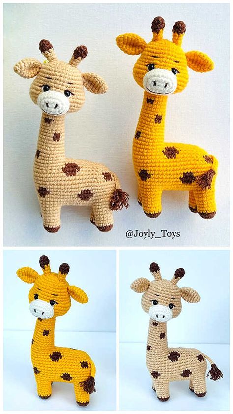 Amigurumi Cute Giraffe Free Pattern Crochet Safari Animals Free Pattern, Crochet Nursery Decor Free Pattern, Giraffe Amigurumi Free Pattern, Giraffe Crochet Pattern Free, Crochet Giraffe Free Pattern, Crochet Jungle Animals, Crochet Giraffe Pattern, Amigurumi Giraffe, Crochet Amigurumi Patterns