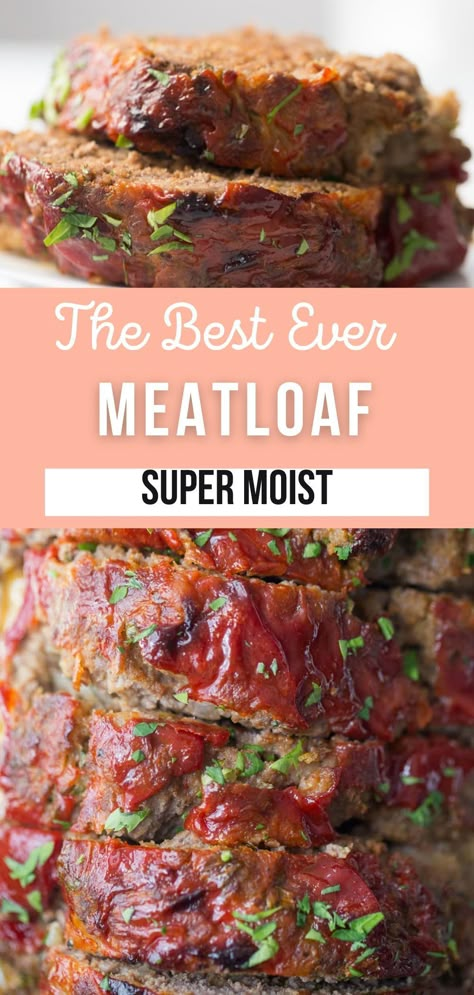 his really is the BEST Meatloaf Recipe out there! It has never received less than a 5-star rating and receives RAVE reviews from everyone who tries it. Moist and delicious, this easy-to-make meatloaf with sweet ketchup glaze will leave you wanting more. Delicious served with mashed potatoes and maple glazed carrots. Stove Top Meatloaf, Stove Top Stuffing Meatloaf, The Best Meatloaf Recipe, Ground Beef Meatloaf, Meatloaf Sauce, Best Meatloaf Recipe, The Best Meatloaf, Meatloaf Recipes Pioneer Woman, Stove Top Stuffing