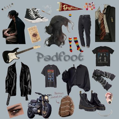 Padfoot Aesthetic, Sirius Black Costume, Black Inspired Outfits, Young Sirius Black, Style Androgyne, Black Summer Outfits, Hogwarts Outfits, Black Wardrobe, Regulus Black