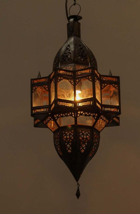 Bathroom Lantern, Lamp Wallpaper, Glass Lanterns, Moroccan Lighting, Moroccan Interiors, Moroccan Lamp, Moroccan Lanterns, Antique Modern, Glass Stars