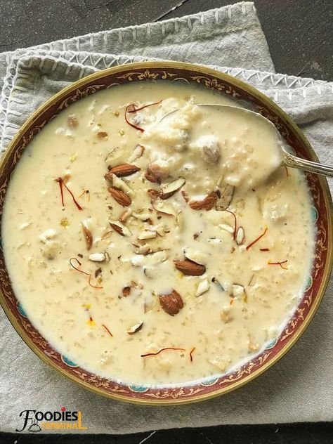 Instant Pot Kheer (Video+step by step) | Rice Kheer » Foodies Terminal Instant Pot Kheer Recipe, Instant Pot Kheer, Rice Sweet Recipes, Kheer Recipe Pakistani, Kheer Recipe Indian Desserts, Firni Recipe, Vermicelli Pudding, Rice Kheer Recipe, Indian Deserts