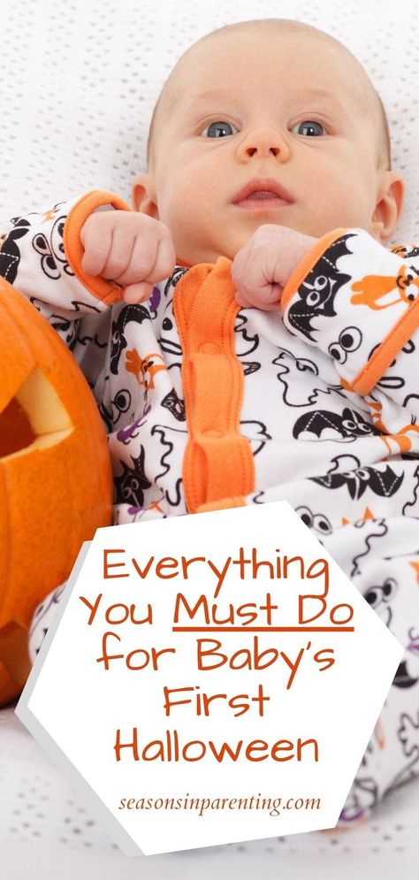 baby in Halloween pajamas sitting with pumpkin Halloween For Newborn, Halloween With A Newborn, Baby’s First Fall Ideas, Newborn Bear Costume, 5 Month Halloween Costume Boy, Newborn Crafts Halloween, First Pumpkin Ideas, Halloween Ideas For 3 Month Old, Halloween Crafts For 6 Month Old