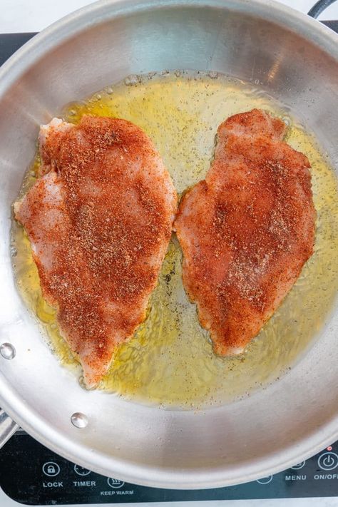 Pan Seared Chicken Breast (Juicy and Seasoned) - My Forking Life Best Pan Seared Chicken, Pan Seared Chicken Tenders, Chicken Seared Pan, Broiled Chicken Breast, Pan Seared Filet, How To Pan Sear Chicken, Pan Seared Chicken Breast Recipes, Pan Seared Chicken Breast, Pan Seared Steak