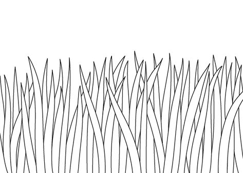 Easy Drawing Tutorials for Beginner & Intermediate Artists How To Draw Grass Step By Step, Drawing Grass Easy, Grass Drawing Easy, Overall Drawing, Trin For Trin Tegning, Grass Types, Grass Drawing, Paint Animals, Tulip Drawing