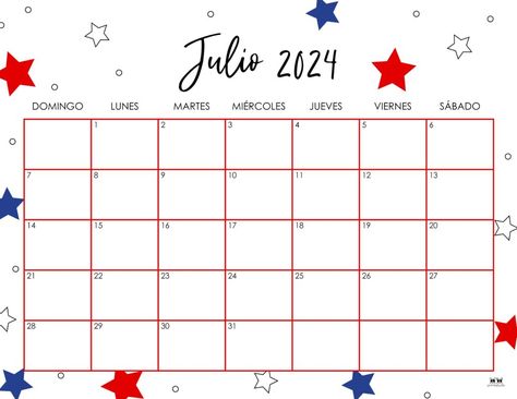 The dog days of summer are here and so are the endless activities and plans! Stay organized with one of 50 free July 2024 calendars! Print from home! Calendar 2023 July, July 2023 Calendar Printable, July Calendar 2023 Aesthetic, July Calendar 2023, Teacher Door Decorations, Reading Log Printable, Vertical Calendar, July Calendar, Thank You Printable