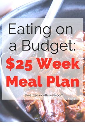 When money is tight and you're waiting on your next paycheck, it can be stressful trying to put food on the table. This $25 week meal plan will show you exactly what to buy and what to plan to eat on a budget. Organization On A Budget, Eating On A Budget, Cheap Meal Plans, Frugal Meal Planning, Eat On A Budget, Food On The Table, House Organization, Budget Meal Planning, Cheap Healthy Meals