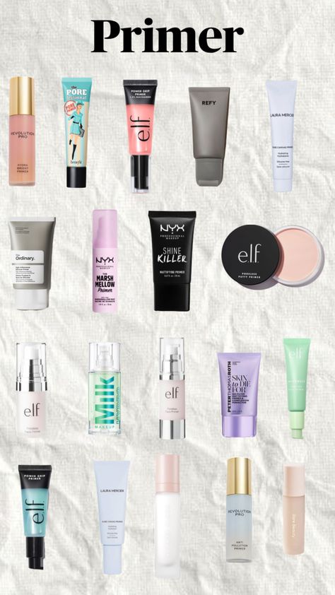 Make Up Primer Best, Best Dewy Primer, Sephora Primer, Cheap Primer, Primers For Dry Skin, Milk Primer, Homemade Primer, Primer Products, Primers For Oily Skin