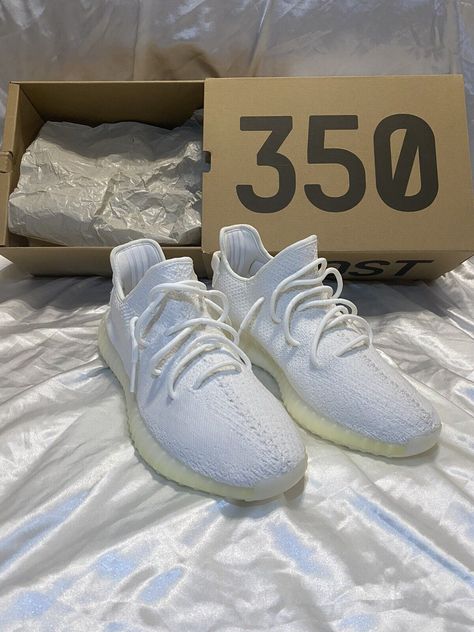 Size 11 - adidas Yeezy Boost 350 V2 Cream White/Triple White NEVER WORN NO TAGS Get a price at https://copapair.com/size-11-adidas-yeezy-boost-350-v2-cream-white-triple-white-never-worn-no-tags/ Adidas Yeezy 350 V2, Adidas Yeezy 350, Yeezy Boost 350 V2, Yeezy 350, Adidas Yeezy Boost 350, 350 V2, Yeezy Boost 350, Yeezy Boost, Adidas Yeezy