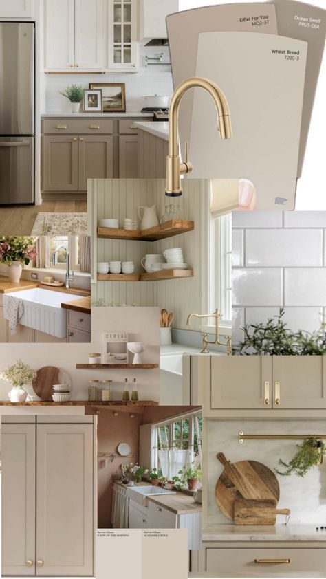 Neutral Kitchen Colors Schemes, Neutral Kitchen Colors, Kitchen Color Scheme, Trendy Kitchen Design, Kitchen 2024, Neutral Kitchen, Kitchen Colour Schemes, Popular Kitchens, Kitchen Design Trends