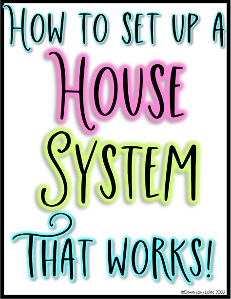 House Systems In School, Classroom Management Point System, Student Turn In System, House System In High School, Grading System Elementary, House System In Schools, School House System Ideas, Ron Clark House System Ideas, House Points Classroom