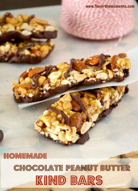 Homemade Chocolate Peanut Butter KIND Bars | flavorthemoments.com Peanut Butter Nut Bars, Homemade Kind Bars, Homemade Chocolate Peanut Butter, Diy Mat, Kind Bar, Peanut Bar, Rice Syrup, Paleo Granola, Nut Bars