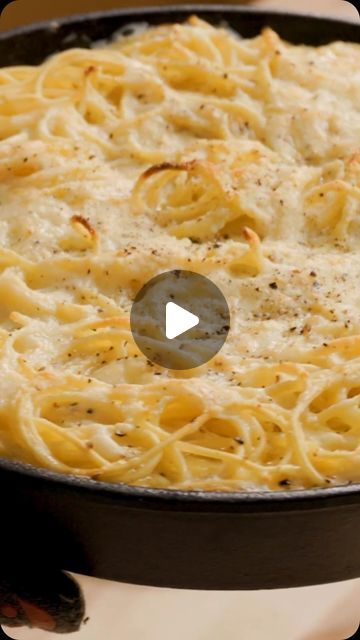 @howsdinner on Instagram: "Introducing the ultimate EASY comfort food: White Spaghetti Pie.🤩 Recipe below 👇and on the blog.

⭐

INGREDIENTS

1 pound spaghetti

8 large eggs beaten

1 1/2 teaspoons coarse cracked black pepper

3/4 cup Pecorino Romano cheese grated, divided

2 cups Fontina cheese shredded, divided

1/2 cup milk

1 tablespoon butter

1 tablespoon olive oil

⭐

INSTRUCTIONS

1.Preheat oven to 375f and set a rack on the middle level and the other rack near the top.

2.Bring a large pot of salted water to boil and cook the spaghetti until 2 minutes less than al dente.

3.Meanwhile, in a large bowl, beat together the eggs, milk, 1 teaspoon kosher salt, and black pepper. Add 1 1/2 cups Fontina, and a 1/2 cup of Pecorino Romano cheese and stir to combine.

4.Heat a 10-inch oven-p Spaghetti Pie Recipe, Spaghetti Pie Recipes, Spaghetti Pie, Pecorino Romano Cheese, Fontina Cheese, Pecorino Romano, White Spaghetti, Romano Cheese, Easy Comfort Food