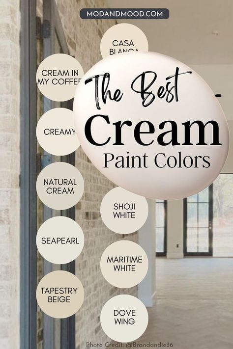 Organization Living Room, Off White Paint Colors, Cream Paint Colors, Beige Paint Colors, Cozy Living Room Ideas, Beige Paint, Off White Paints, Cozy Spaces, Cream Paint