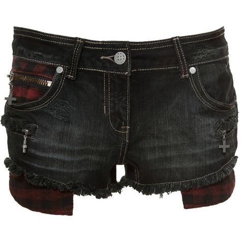 Crafted Zip Denim Hotpants (€12) found on Polyvore Red Jean Shorts, Red Denim Shorts, Short Jean Shorts, Destroyed Denim Shorts, Vintage Jean Shorts, Vintage Denim Shorts, Pants Short, Short Jean, Ripped Jean Shorts