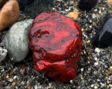 Gypsum Crystal, Salish Sea, Smoky Quartz Crystal, Wonderful Picture, Deep Red Color, Blood Red, Minerals And Gemstones, Rocks And Gems, Tourmaline Crystal