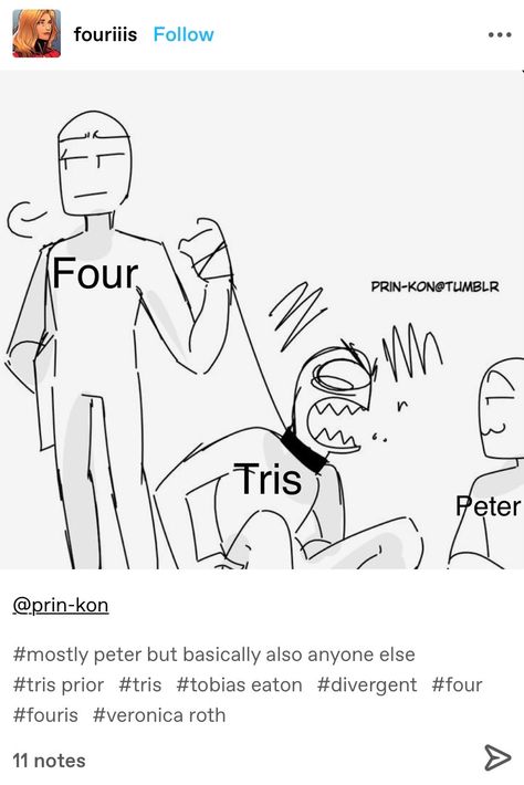 Four Divergent Book Fanart, Four X Tris Fanart, Four Divergent Fan Art, Four X Tris, Divergent Book Fanart, Divergent Funny Memes, Divergent Headcanon, Divergent Funny Memes Hilarious, Four From Divergent