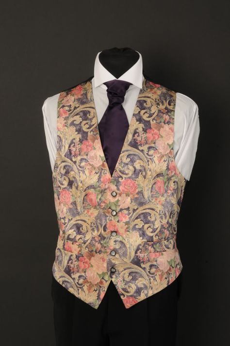 mens floral waistcoat - Google Search Patterned Waistcoat, Waist Coat Men, Suit Vest Outfits, Floral Waistcoat, Blender Inspiration, Vest Outfits Men, Morning Suit, Waistcoat Outfit, Waistcoat Designs