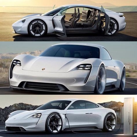 Porsche Mission E 100% Electric Car-The Mission E will have more than 600 horsepower and about a 310-mile battery range. Porsche says the battery will reach an 80% charge in around 15 minutes about twice as fast as Tesla Motors supercharger because it has doubled the typical 400 volts of energy used by electric vehicles. Porsche will release the Mission E by 2019-2020. What do you think? Soon more info ## # #TheElectricCar #porschemissione #porsche #conceptcar #electriccar #electricvehicle #full Porsche Mission E, Mission E, Golf Cart Batteries, Porsche Taycan, Tesla Motors, White Car, Electric Vehicles, Diy Car, The Mission