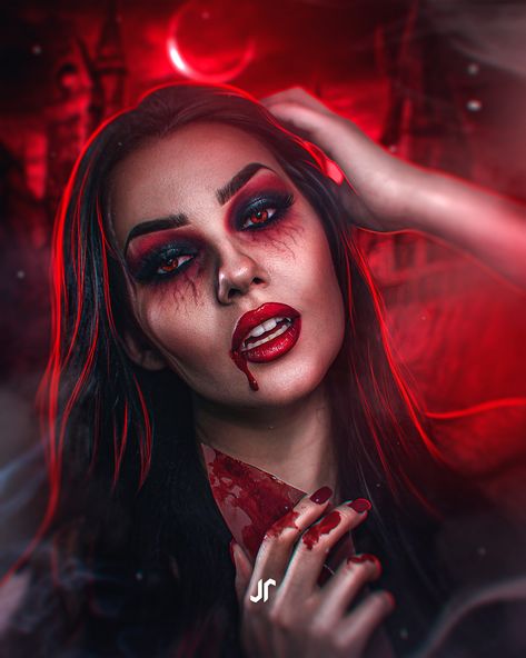 Vampire girl portrait , JisusPalace Lady Vampire, Vampire Lady, Vampire Girl, Vampire Girls, Girl Portrait, Portrait Girl, Character Art, Art Design, Art