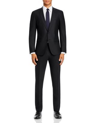 This suit is great quality for the price. The slim fit fits true to size and perfectly. Again a great suit with quality material. Hugo Boss Suit Men, Mens Black Suit, Fitness Body Men, Male Suits, Interview Suits, German Clothing, Embroidered Sneakers, Women Boss, Hugo Boss Suit