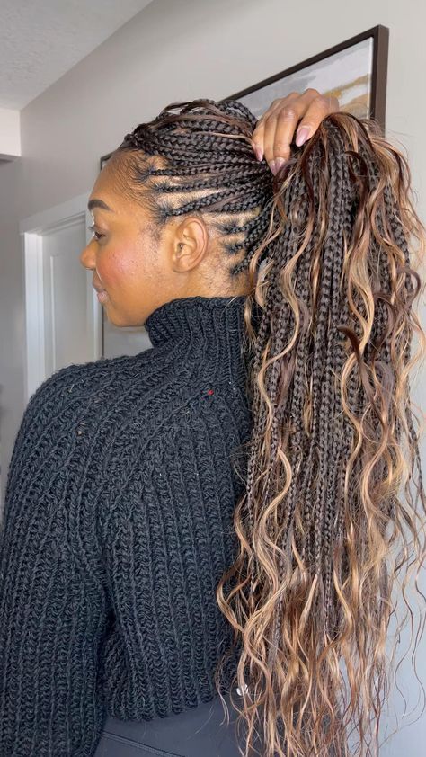 Prom Hair Styles, Faux Loc, Hair Styles Braids, Styles Braids, Big Box Braids Hairstyles, Goddess Braids Hairstyles, Box Braids Hairstyles For Black Women, Braids Hairstyles Pictures, Braided Cornrow Hairstyles